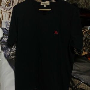 Burberry Logo Black T-Shirt Preowned Men’s Size Medium